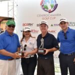 Dr. Abel González, Kathy Grullón, Héctor Cerna y Mandy González