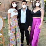 Samanta Torres, Fabricio Torres y Belén Alvear.