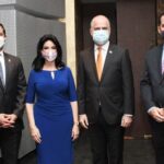 Robinson Bou, Amelia Reyes Mora, Alejandro Fernández y Mariano Frontera