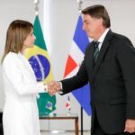 Presidente Jaír Bolsonaro y embajada de Brasil Sra. Patricia Villegas de Jorge