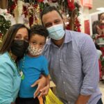 Carolina Hernández, Liam Madera y Luis Madera