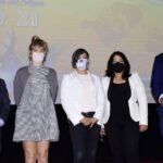 El jurado integrado por Felix Manuel Lora, Sofía Montelogo, Marcia Guerrero, Alicia Álvarez e Iván Yael Alcántara.