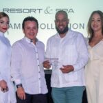 Adelfa Peña, Luis Núñez, Huascar Batista y Denisse Ulerio.