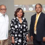 Andrés Lora, Zoila Puello y Aurelio Henríquez.