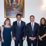 José Hernández Caamaño, Antonia Antón de Hernández, David Collado, Christopher Paniagua y Sandra Bisonó de Paniagua