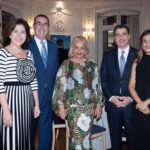 Theresa Sullivan, Juan Manuel Martín de Oliva, Rosa Hernández de Grullón, Christopher Paniagua y Sandra Bisonó de Paniagua.