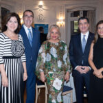 Theresa Sullivan, Juan Manuel Martín de Oliva, Rosa Hernández de Grullón, Christopher Paniagua y Sandra Bisonó de Paniagua.