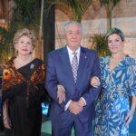 Norma de Vargas, Leonardo Vargas y Michelle Selman