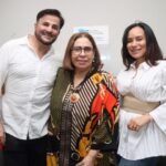 Juan Tomás, MIrna Pimentel, Carol Mueses, miembros de la nueva Junta Directiva