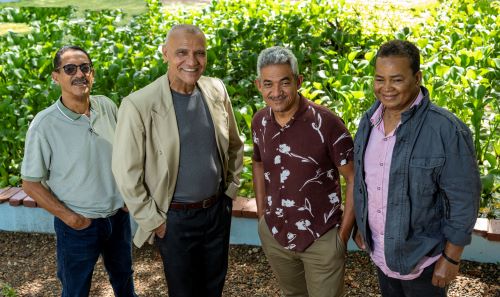 Odalis Lugo, Diógenes Santana, Pedro Pablo Méndez y Miguel Gómez "LOs cuatro elementos"